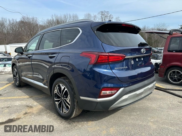 2019 Hyundai Santa Fe Ultimate with VIN 5NMS5CAA5KH052200, listed as a Copart auction lot 47999615 with 102,759 mi miles and Clean Title. Bid and sale history available at carsss.com. Image 2.