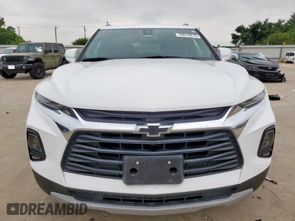 2022 Chevrolet Blazer LT with VIN 3GNKBDRS0NS175435, listed as a Copart auction lot 59018815 with 33,911 mi miles and Salvage title. Bid and sale history available at DreamBid. Image 5.