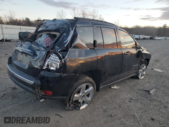 2015 Jeep Compass Limited with VIN 1C4NJDCB9FD258008, listed as a Copart auction lot 88631905 with 0 mi miles and Clean Title. Bid and sale history available at carsss.com. Image 3.