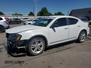 2014 Dodge Avenger SE with VIN 1C3CDZAG0EN112734, listed as a Copart auction lot 63298745 with 83,612 mi miles and Salvage title. Bid and sale history available at DreamBid. Image 1.