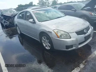 2008 Nissan Maxima SE with VIN 1N4BA41E48C809640, listed as a IAAI auction lot 42560698 with 140,633 mi miles and . Bid and sale history available at DreamBid. Image 1.