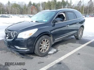 2017 Buick Enclave Leather with VIN 5GAKVBKD3HJ124504, listed as a IAAI auction lot 41657306 with 157,634 mi miles and . Bid and sale history available at DreamBid. Image 2.
