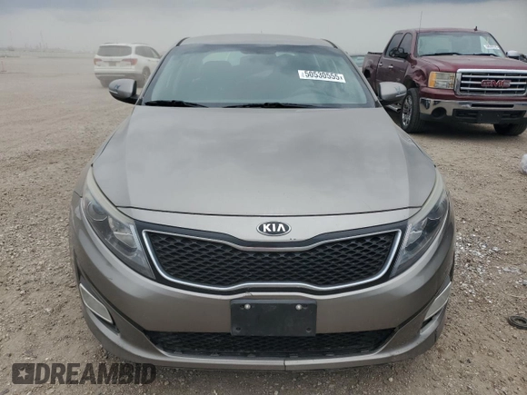 2015 Kia Optima LX with VIN 5XXGM4A72FG382898, listed as a Copart auction lot 50530555 with 105,334 mi miles and Salvage Title. Bid and sale history available at DreamBid. Image 5.