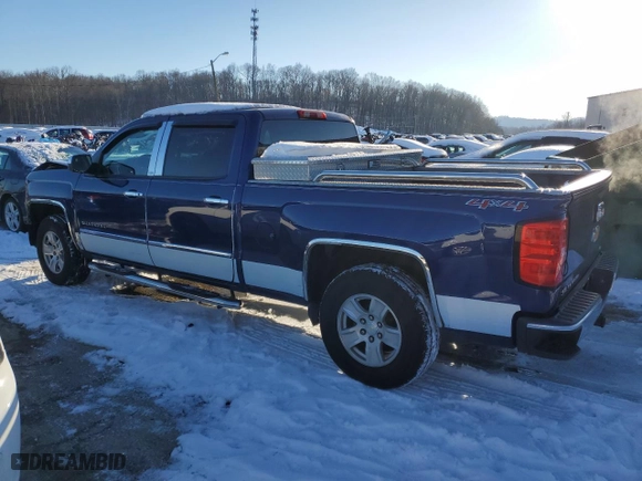 2014 Chevrolet Silverado 1500 LT with VIN 3GCUKREH2EG402443, listed as a Copart auction lot 41668145 with 81,300 mi miles and Salvage Title. Bid and sale history available at carsss.com. Image 2.
