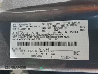 2023 Ford Bronco with VIN 1FMEE5BP3PLC01720, listed as a Copart auction lot 56186505 with 14,229 mi miles and Salvage title. Bid and sale history available at DreamBid. Image 14.