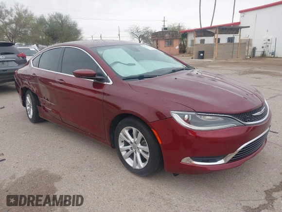 2015 Chrysler 200 Limited z VIN 1C3CCCAB6FN727715, wystawiony jako IAAI lot #41793423 z przebiegiem 146 503 mil mil oraz . Historia ofert i sprzedaży dostępna na DreamBid. Obrazek 1.