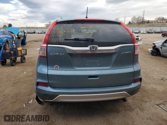 2016 Honda CR-V EX with VIN 2HKRM4H57GH701893, listed as a Copart auction lot 50923255 with 122,004 mi miles and Salvage Title. Bid and sale history available at DreamBid. Image 6.