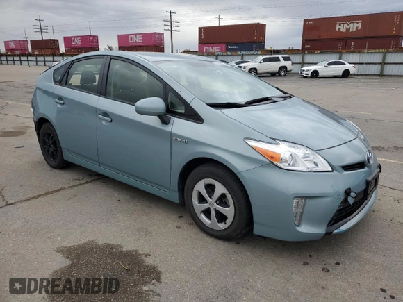 2015 Toyota Prius Four with VIN JTDKN3DU9F1998578, listed as a Copart auction lot 52108015 with 26,320 mi miles and Salvage Title. Bid and sale history available at carsss.com. Image 4.