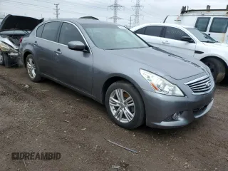2011 Infiniti G25 Sedan x with VIN JN1DV6AR2BM653043, listed as a Copart auction lot 52509685 with 107,724 mi miles and Salvage Title. Bid and sale history available at carsss.com. Image 4.