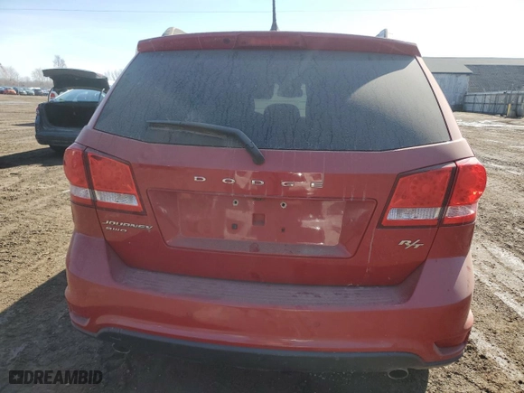 2016 Dodge Journey R/T with VIN 3C4PDDEG0GT160294, listed as a Copart auction lot 49701945 with 190,990 mi miles and Clean Title. Bid and sale history available at carsss.com. Image 6.