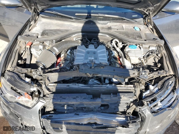 2014 Audi A6 3.0T Prestige with VIN WAUHGAFC3EN057077, listed as a Copart auction lot 41870185 with 106,901 mi miles and Salvage Title. Bid and sale history available at carsss.com. Image 11.
