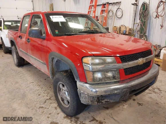 2007 Chevrolet Colorado LT w/1LT with VIN 1GCDT13E878191619, listed as a IAAI auction lot 41493302 with 213,137 mi miles. Bid and sale history available at carsss.com. Image 1.