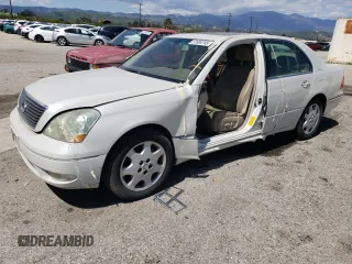2003 Lexus LS 430 z VIN JTHBN30F430098419, wystawiony jako Copart lot #51604745 z przebiegiem 132 839 mil mil oraz Szkoda całkowita • Salvage title. Historia ofert i sprzedaży dostępna na DreamBid. Obrazek 1.