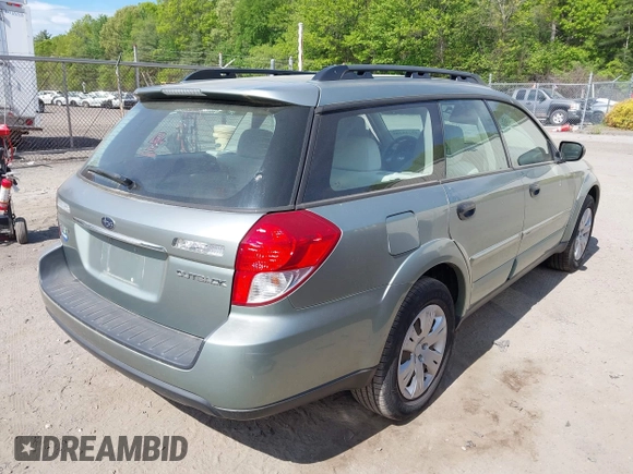 2009 Subaru Outback with VIN 4S4BP60C897317672, listed as a IAAI auction lot 42255200 with 41,128 mi miles and . Bid and sale history available at DreamBid. Image 4.