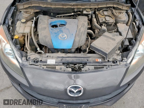 2013 Mazda 3 i Touring with VIN JM1BL1L76D1825166, listed as a Copart auction lot 63293535 with 148,176 mi miles and Salvage title. Bid and sale history available at DreamBid. Image 11.