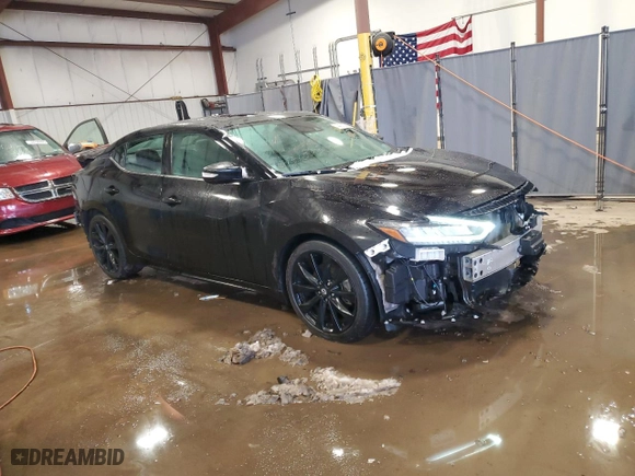 2023 Nissan Maxima SR with VIN 1N4AA6EV8PC505212, listed as a Copart auction lot 44312865 with 31,832 mi miles and Salvage Title. Bid and sale history available at carsss.com. Image 4.