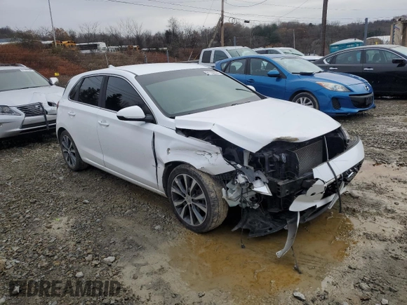 2018 Hyundai Elantra with VIN KMHH35LEXJU011835, listed as a Copart auction lot 81150394 with 128,117 mi miles and Salvage Title. Bid and sale history available at DreamBid. Image 4.