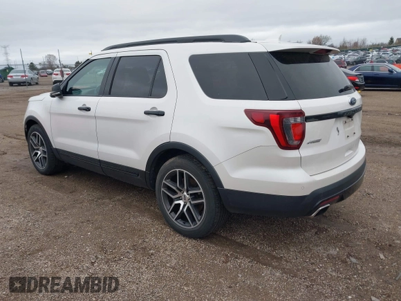 2017 Ford Explorer Sport with VIN 1FM5K8GT0HGC58953, listed as a IAAI auction lot 42079041 with 264,639 mi miles and . Bid and sale history available at carsss.com. Image 3.
