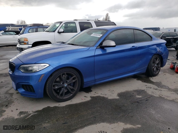 2017 BMW 2 Series M240i with VIN WBA2G1C32HV665445, listed as a Copart auction lot 45005254 with 41,120 mi miles. Bid and sale history available at carsss.com. Image 1.