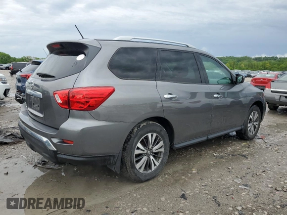 2017 Nissan Pathfinder SV with VIN 5N1DR2MN0HC668833, listed as a Copart auction lot 53475295 with 102,111 mi miles and Salvage title. Bid and sale history available at DreamBid. Image 3.