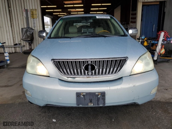 2005 Lexus RX 330 with VIN JTJGA31U350047347, listed as a Copart auction lot 44954765 with 217,444 mi miles and Salvage Title. Bid and sale history available at carsss.com. Image 5.