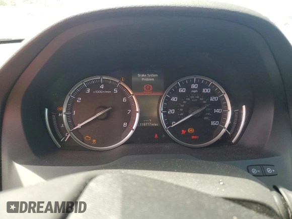 2014 Acura MDX with VIN 5FRYD3H28EB006263, listed as a Copart auction lot 51949765 with 118,777 mi miles and Salvage Title. Bid and sale history available at carsss.com. Image 9.