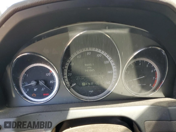 2011 Mercedes-Benz C 300 Sport with VIN WDDGF8BB5BR169204, listed as a Copart auction lot 51707235 with 141,065 mi miles and Salvage Title. Bid and sale history available at carsss.com. Image 9.