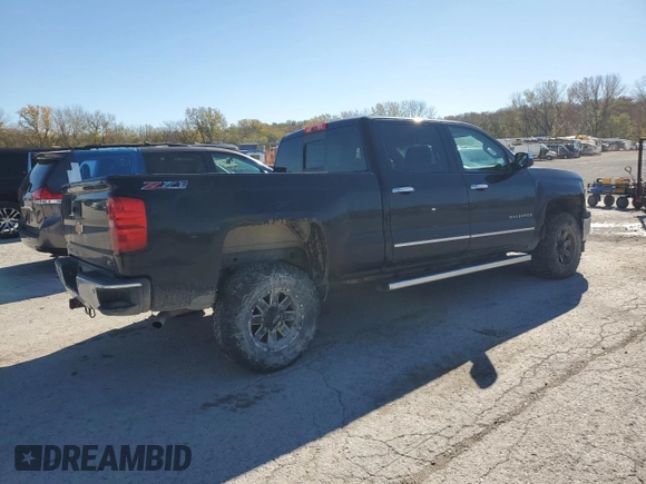 2014 Chevrolet Silverado 1500 LTZ with VIN 3GCUKSEC5EG110894, listed as a Copart auction lot 79032044 with 185,269 mi miles and Salvage Title. Bid and sale history available at DreamBid. Image 3.