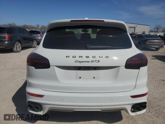 2016 Porsche Cayenne GTS with VIN WP1AD2A27GLA75810, listed as a Copart auction lot 49773295 with 92,208 mi miles and Salvage title. Bid and sale history available at DreamBid. Image 6.