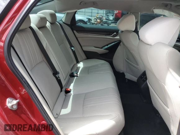 2018 Honda Accord Touring z VIN 1HGCV1F96JA115967, wystawiony jako Copart lot #58365445 z przebiegiem 81 531 mil mil oraz Nie do naprawy • Non repairable. Historia ofert i sprzedaży dostępna na DreamBid. Obrazek 10.