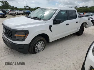 2024 Ford F-150 with VIN 1FTEW1KPXRKD74797, listed as a Copart auction lot 55007315 with 18,108 mi miles and Salvage title. Bid and sale history available at DreamBid. Image 1.