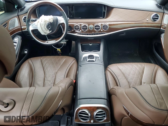 2017 Mercedes-Benz S 550 with VIN WDDUG8FB0HA298971, listed as a Copart auction lot 88958575 with 51,426 mi miles and Salvage Title. Bid and sale history available at carsss.com. Image 8.