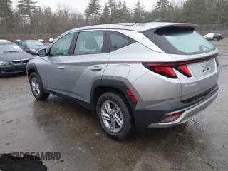 2025 Hyundai Tucson SE with VIN 5NMJACDE7SH458338, listed as a IAAI auction lot 40892784 with 3,314 mi miles. Bid and sale history available at carsss.com. Image 3.