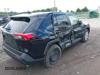 2022 Toyota RAV4 LE with VIN JTMF1RFV6ND088373, listed as a IAAI auction lot 42645055 with 33,048 mi miles and . Bid and sale history available at DreamBid. Image 4.