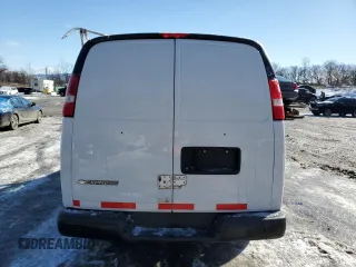 2019 Chevrolet Express Cargo Van with VIN 1GCWGAFG2K1305187, listed as a Copart auction lot 44961535 with 16,054 mi miles and Clean Title. Bid and sale history available at carsss.com. Image 6.