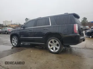 2018 GMC Yukon Denali with VIN 1GKS1CKJ5JR152838, listed as a Copart auction lot 44698935 with 123,807 mi miles and Salvage Title. Bid and sale history available at carsss.com. Image 2.