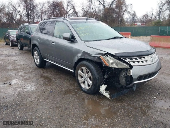 2007 Nissan Murano SL with VIN JN8AZ08W67W600701, listed as a IAAI auction lot 41859713 with 181,443 mi miles. Bid and sale history available at carsss.com. Image 1.