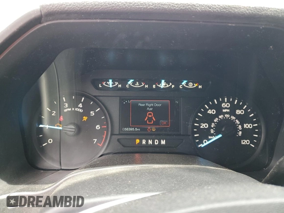 2020 Ford F-150 XL with VIN 1FTEW1E50LKF31657, listed as a Copart auction lot 59085335 with 58,395 mi miles and Salvage title. Bid and sale history available at DreamBid. Image 9.