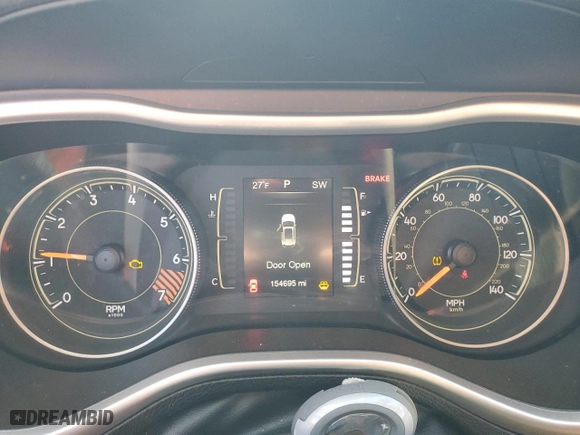 2015 Jeep Cherokee Sport with VIN 1C4PJLAB7FW516360, listed as a Copart auction lot 45187415 with 154,695 mi miles and Clean Title. Bid and sale history available at carsss.com. Image 9.