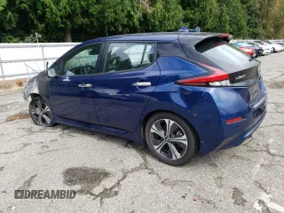 2021 Nissan LEAF SV with VIN 1N4AZ1CVXMC553109, listed as a Copart auction lot 71119954 with Not Provided miles and Salvage Title. Bid and sale history available at DreamBid. Image 2.