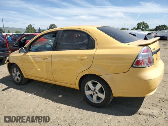 2008 Chevrolet Aveo LS with VIN KL1TD56668B064271, listed as a Copart auction lot 54178345 with 209,561 mi miles and Salvage Title. Bid and sale history available at carsss.com. Image 2.