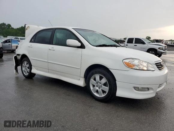 2008 Toyota Corolla CE with VIN 2T1BR32E18C904806, listed as a Copart auction lot 55572675 with 213,086 mi miles and Salvage Title. Bid and sale history available at DreamBid. Image 4.
