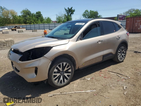 2020 Ford Escape SE Sport Hybrid z VIN 1FMCU9BZ7LUB14362, wystawiony jako Copart lot #57302285 z przebiegiem 103 337 mil mil oraz Szkoda całkowita • Salvage title. Historia ofert i sprzedaży dostępna na DreamBid. Obrazek 1.