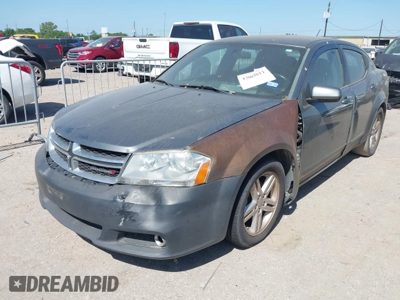 2013 Dodge Avenger SXT with VIN 1C3CDZCB8DN562180, listed as a IAAI auction lot 42000811 with 207,872 mi miles and . Bid and sale history available at carsss.com. Image 15.