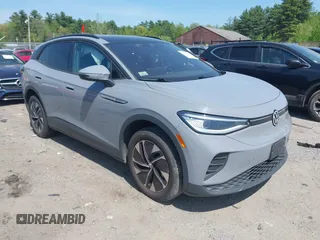 2022 Volkswagen ID.4 Pro S z VIN WVGGNPE24NP059968, wystawiony jako IAAI lot #42210089 z przebiegiem 36 860 mil mil oraz . Historia ofert i sprzedaży dostępna na DreamBid. Obrazek 1.