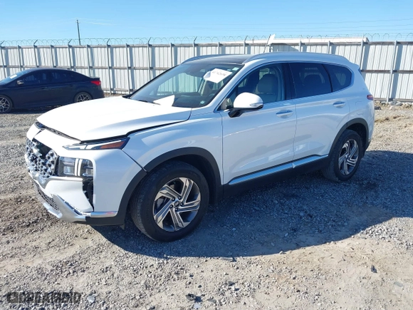 2022 Hyundai Santa Fe SEL with VIN 5NMS34AJ5NH463600, listed as a IAAI auction lot 41742658 with 29,063 mi miles. Bid and sale history available at carsss.com. Image 2.