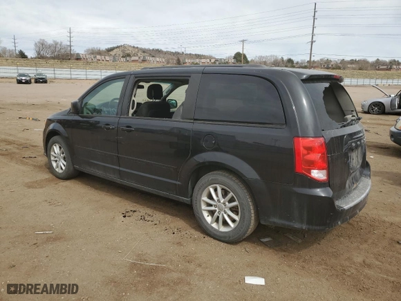 2015 Dodge Grand Caravan SXT with VIN 2C4RDGCG7FR652223, listed as a Copart auction lot 50393575 with 154,345 mi miles and Salvage Title. Bid and sale history available at carsss.com. Image 2.