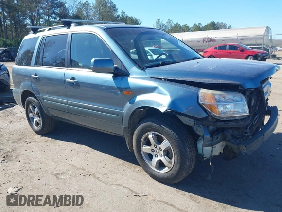2008 Honda Pilot EX-L z VIN 5FNYF28548B018107, wystawiony jako IAAI lot #41352252 z przebiegiem 267 224 mil mil oraz . Historia ofert i sprzedaży dostępna na DreamBid. Obrazek 1.