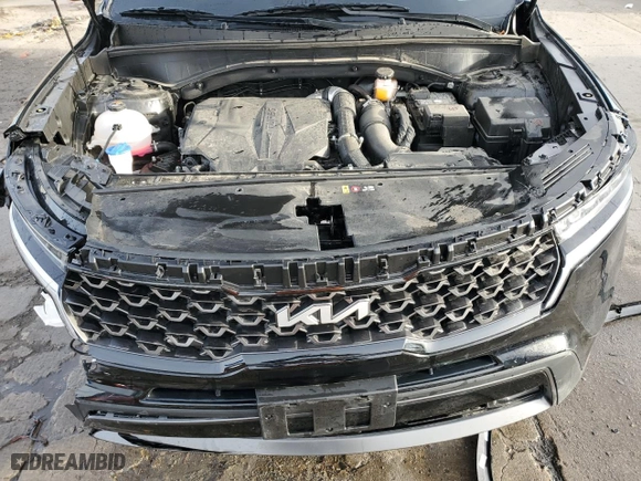 2023 Kia Sorento X-Line EX with VIN 5XYRHDLF9PG211290, listed as a Copart auction lot 81362724 with 22,119 mi miles and Salvage Title. Bid and sale history available at carsss.com. Image 12.