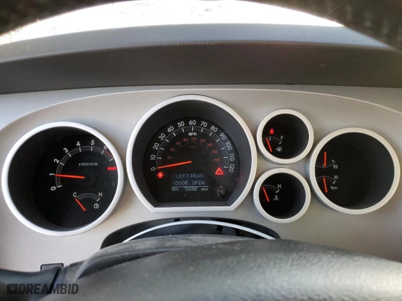 2008 Toyota Tundra 4WD Truck LTD with VIN 5TFDV58138X065926, listed as a Copart auction lot 44197705 with 72,662 mi miles and Salvage Title. Bid and sale history available at carsss.com. Image 9.